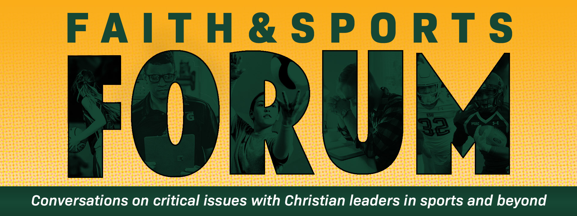 Faith & Sports Forum Banner