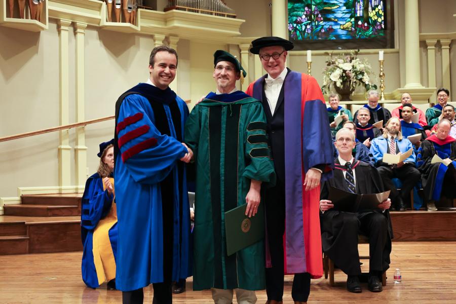 Dan Gregory earns his PhD in Preaching