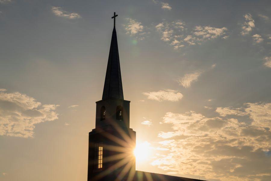 truett seminary photo of the chapel from the outside.