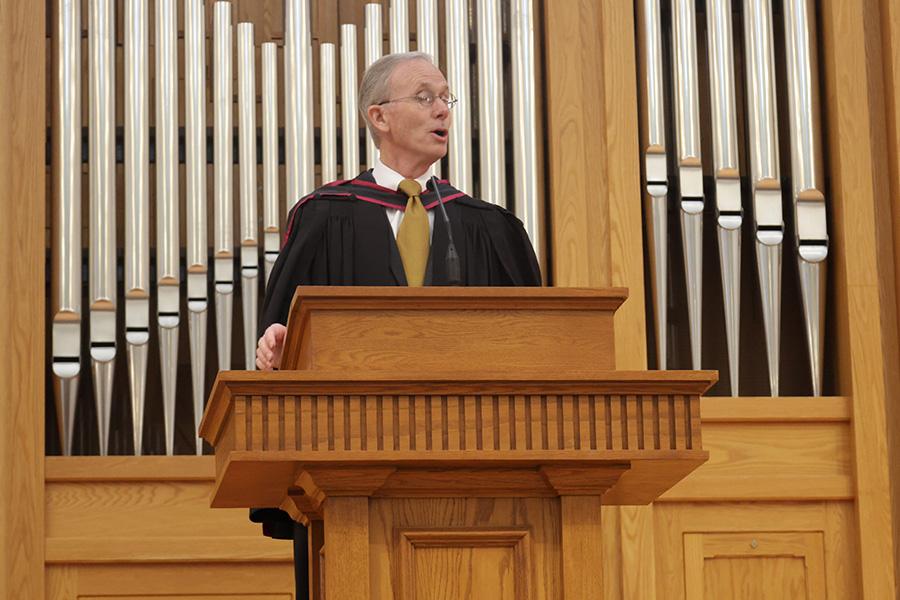 Todd Still speaks at Truett's Fall Convocation